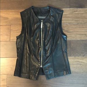 Vintage Banana Republic Leather Vest